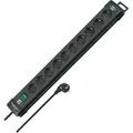 Produktbild: Fp - Brennenstuhl 1951100100 Steckdosenleiste Mit Schalter 10fach Schwarz Schutzkontakt 1 St.