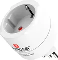 Produktbild: SKROSS Travel adapter Europe to Switzerland+ Italy+ Brazil - For 2- and 3-pole devices (1.500272-E)