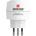 Produktbild: Adapter De Reise Von Europa In Die Schweiz, Italien Und Brasilien, Für Alle Geräte Mit Und Ohne De Masse (2 Und 3 Pins).