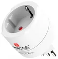 Produktbild: Skross Reiseadapter Europe auf Schweiz, Italien und Brasilien, 2- und 3-polig, 100-250V, 2500W