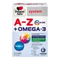 Produktbild: DOPPELHERZ A-Z+OMEGA 3 AIO PZN18196736 Verfall 10.27
