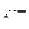 Produktbild: Paulmann 93078 Nova Plus LED Einbauleuchte Modul Coin 50mm 6W 470lm 230V 2700K Satin dimmbar Deckenspot Kunststoff