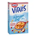 Produktbild: Dr. Oetker Vitalis weniger süß Knusper mit trockenen Früchten 500g