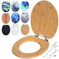 Produktbild: DeubaXXL DE Toilettensitz Bambus mit Absenkautomatik MDF 108586