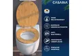 Produktbild: Casaria WC-Sitz, Doppelte Absenkautomatik MDF Holz hygienisch Toilettensitz Klobrille