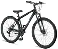 Produktbild: Licorne Bike Thunder Premium Mountainbike in 20, 24, 26, 27.5 und 29 Zoll Fahrrad für Mädchen Jungen Herren und Damen Discbremse (Schwarz, 29 Zoll)