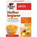 Produktbild: Doppelherz heisser Ingwer+curcuma Beutel