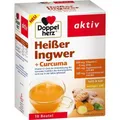 Produktbild: DOPPELHERZ heißer Ingwer+Curcuma Beutel, 10 St PZN 16528677