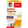 Produktbild: DOPPELHERZ heißer Ingwer+Curcuma Beutel 10 St. PZN 16528677