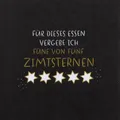 Produktbild: Zimtsterne Lunch Serviette Räder Design