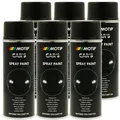 Produktbild: Lackspray schwarz matt 6x 400ml Motip Car's Lack Sprühlack by Dupli-Color