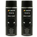 Produktbild: Lackspray schwarz matt 2x 400ml Motip Car's Lack Sprühlack by Dupli-Color