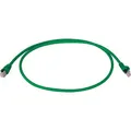 Produktbild: Telegärtner Patchkabel Cat.6A(IEC) MP8 FS 500 LSZH-1,0m Grün