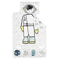 Produktbild: sleepwise Kinderbettwäsche 135x200 | ÖKO-Tex Zertifiziert 2tlg. Bettwäsche Kinder mit Kissenbezug 50x75 cm | Extraweiche Mikrofaser Kinder Bettwäsche Set mit Reißverschluss | Planets