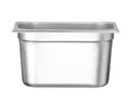 Produktbild: HENDI Gastronormbehälter, Temperaturbeständig von -40° bis 300°C, Heissluftöfen-Kühl- und Tiefkühlschränken-Chafing Dishes-Bain Marie, 4L, GN 1/4, 265x162x(H)150mm, Edelstahl