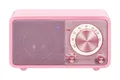 Produktbild: Sangean Genuine mini WR-7 rosa tragbares Retro-Tischradio mit Bluetooth