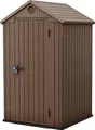 Produktbild: Keter Werkzeug/Gartenhaus Darwin 4X4 Braun 118 X 116.7 X 205 Cm