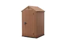 Produktbild: Keter Gartenhaus Darwin 4 x 4, Holzoptik, braun, 1,4 m², 125,8 x 117 x 205 cm
