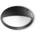 Produktbild: Ideal Lux - Maddi - 1 Light Half Diffuser Außenspülung Wandleuchte Schwarz Ip66, E27