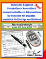 Produktbild: Blutzucker Tagebuch Protokollbuch Kontrollbuch messen kontrollieren...