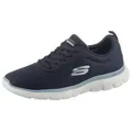 Produktbild: Skechers FLEX APPEAL 4.0 BRILLINAT VIEW Sneaker Freizeitschuh, Halbschuh, Schnürschuh mit Air Cooled Memory Foam blau 36 EU