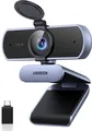 Produktbild: UGREEN UHD Webcam 4K, Webcam mit Mikrofon und Objektivabdeckung, PC Kamera mit