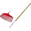 Produktbild: Wolf Garten Fächerbesen UI-M+ZM140 42 cm Arbeitsbreite, inkl. Eschenstiel Rechen