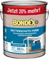 Produktbild: BONDEX WETTERSCHUTZ-FARBE AZURBLAU - RAL5009 3 L - 466802