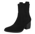 Produktbild: Ital-Design Stylische Westernstiefelette mit Blockabsatz für Damen Westernstiefelette (89937936) Blockabsatz Stiefeletten in Schwarz