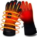 Produktbild: Wasserdichte beheizte Handschuhe kalte Winterhandschuhe für Männer Frauen mit Batterie Box 5000 mAh Akkus,3 Einstellbarer Temperatur Outdoor Elek...