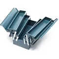 Produktbild: Werkzeugkiste 530x200x200mm Aus Stahl Mit 5 Fächern, Beständiger Werkzeugkasten Mit Handgriff, Werkzeugbox - Wiltec