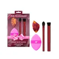 Produktbild: Real Techniques Merry Must-Haves 4-Piece Set with Miracle Complexion Sponge, 2-in-1 Powder Puff, Kitten Paw Concealer Brush & Filtered Cheek Brush, Vegan, Cruelty-Free, Flawless Makeup Tools