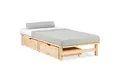 Produktbild: Homestyle4u Bettschubkasten Bettkasten 2er Set Holz Aufbewahrung mit Rollen Bettschublade Bett (2er Set, 2 St., 2 Bettkästen/2x Bettkasten/Schublade), B/H/T 82 x 22 x 53 cm, Stauraum