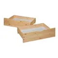 Produktbild: Bettkasten Schublade Rollen Holz 2 Bettkästen Auszug Bettschublade Homestyle4u