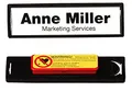 Produktbild: Durable Namensschild Clip-Card (mit Magnet, 17 x 67 mm) Packung à 25 Stück, schwarz, 813201