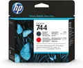 Produktbild: HP Inc. Druckkopf 744 schwarz - F9J88A matt/chromatisch rot