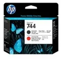 Produktbild: HP 744 Druckkopf Mattschwarz & Rot Drucken, Scannen & Verbrauchsmaterial Verbrauchsmaterialien - LFP