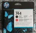 Produktbild: Original HP 744 Matte Black / Red Druckkopf F9J88A  - DE-Kostenloser versand