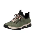 Produktbild: Rieker Damen Slip-On Sneaker 45913, Frauen Halbschuhe, Grün,42 EU