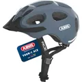 Produktbild: ABUS Stadthelm Youn-I ACE - mit integriertem LED-Rücklicht - Fahrradhelm für den Alltag - für Damen und Herren - Blau Glänzend, Größe L