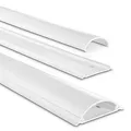 Produktbild: hama halbrund PVC Kabelkanal 100,0 cm weiß