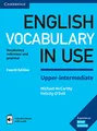 Produktbild: English Vocabulary in Use Upper-intermediate 4th Edition: Book with answers and Enhanced ebook