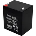Produktbild: Gel Akku AGM Batterie 12V 5Ah 5 Ah Gelakku Ersatzakku Battery Wartungsfrei