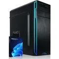 Produktbild: GREED® Ultra 7 - Schneller PC mit Intel Core i7 + Rechner für Büro & Home mit 4,0 GHZ, 16GB RAM - 1TB SSD + 1TB HDD - DVD+RW - WLAN, inkl. Win11...
