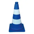 Produktbild: Schake Leitkegel tagesleuchtend, blau / weiß, Höhe: 320 mm