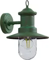 Produktbild: Lindby Außenwandleuchte Eloretta, 22 cm, grün, Glas, Stahl