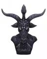 Produktbild: Schwarze Baphomet Büste aus Kunststein