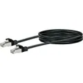 Produktbild: Schwaiger CAT 6 Netzwerkkabel (SF/UTP) RJ45 Stecker > RJ45 Stecker 50 cm Schwarz