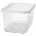 Produktbild: smartstore Aufbewahrungsbox BASIC M, 25 Liter, transparent