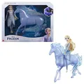 Produktbild: Mattel DISNEY Die Eiskönigin Elsa und Nokk - Bewegliche Elsa-Puppe, majestätische Wasserfigur Nokk, inspiriert vom Zweiten Teil, für Kinder ab 3 Jahren, HLW58